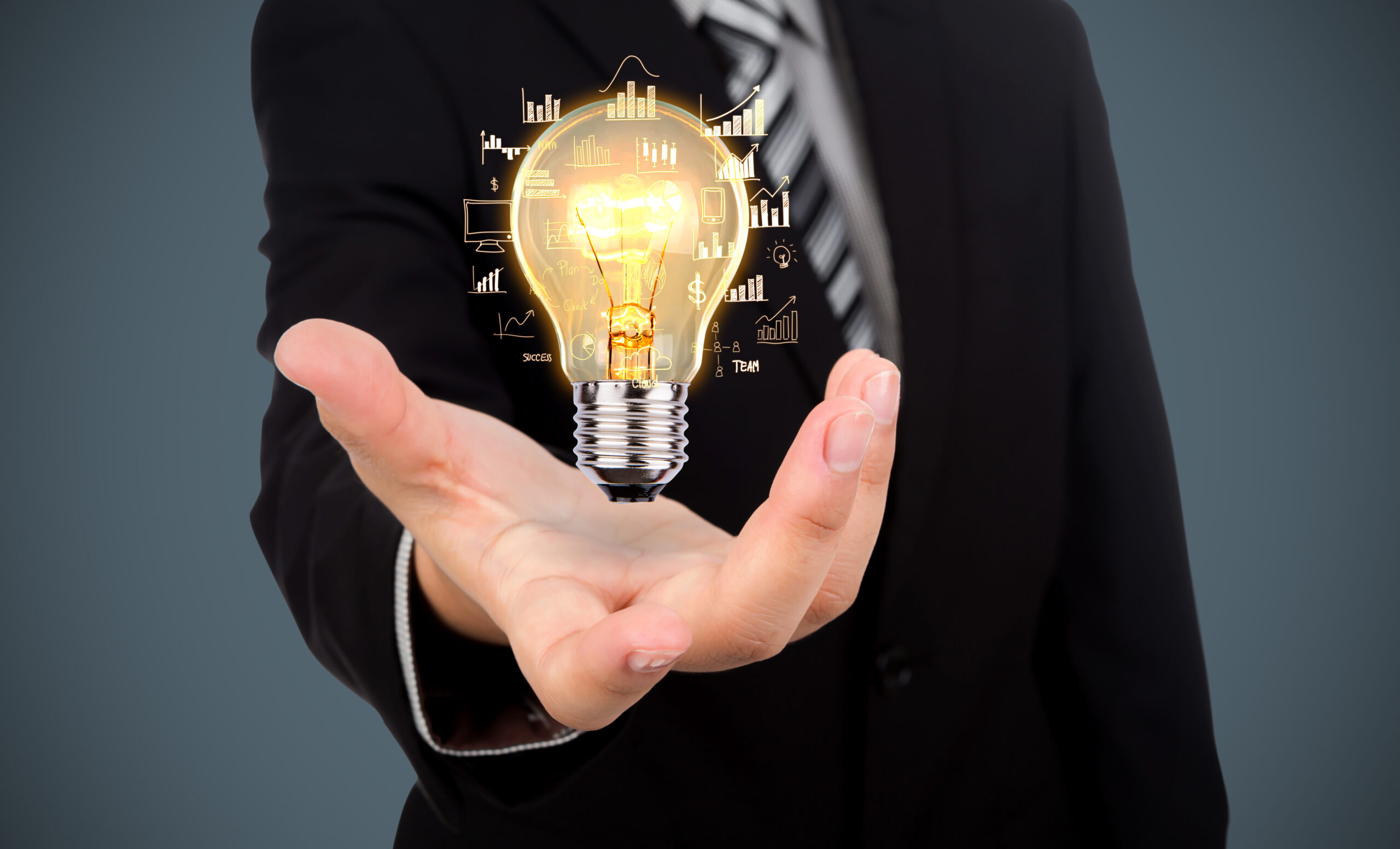 Sparking Brilliant Ideas. Baigsapp Slider 
